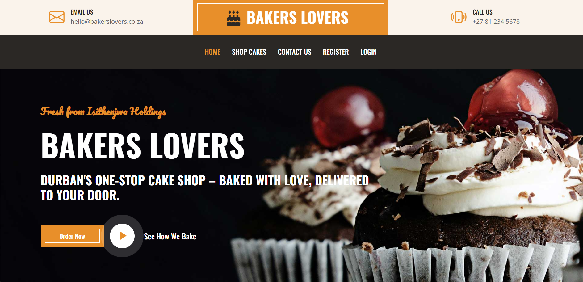 Baker's Lovers E-Commerce
